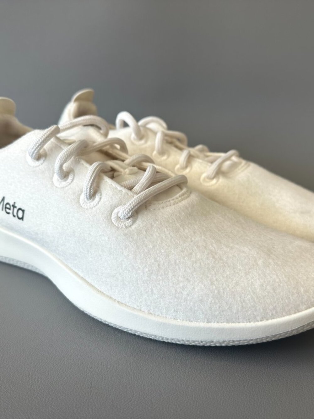 Meta Facebook Logo Factory Custom Allbirds Mens Wool Runners Size US 9 M EU 42